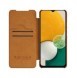Samsung Galaxy A14 5G / Galaxy A14 Nillkin Qin Series PU Läder Flip Fodral Brun