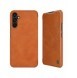 Nillkin Qin Läder Flip Wallet-fodral till Samsung Galaxy A34 5G - Brun