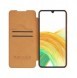 Nillkin Qin Läder Flip Wallet-fodral till Samsung Galaxy A34 5G - Brun