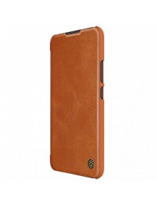 Nillkin Qin Läder Flip Wallet-fodral till Samsung Galaxy A34 5G - Brun
