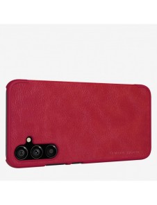 Nillkin Qin Läder Flip Wallet-fodral till Samsung Galaxy A34 5G - Brun