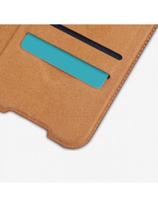 Nillkin Qin Läder Flip Wallet-fodral till Samsung Galaxy A34 5G - Brun