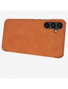 Nillkin Qin Läder Flip Wallet-fodral till Samsung Galaxy A34 5G - Brun