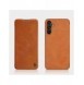Nillkin Qin Läder Flip Wallet-fodral till Samsung Galaxy A34 5G - Brun
