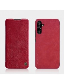 Nillkin Qin Läder Flip Wallet-fodral till Samsung Galaxy A34 5G - Brun