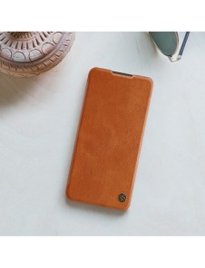 Nillkin Qin Läder Flip Wallet-fodral till Samsung Galaxy A34 5G - Brun