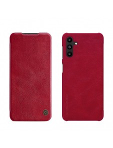 Nillkin Qin läderhölsterfodral till Samsung Galaxy A13 5G röd