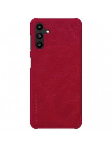 Nillkin Qin läderhölsterfodral till Samsung Galaxy A13 5G röd