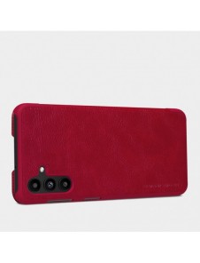 Nillkin Qin läderhölsterfodral till Samsung Galaxy A13 5G röd