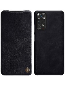 Nillkin Qin läderfodral för Xiaomi Redmi Note 11S / Note 11 svart