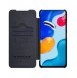 Nillkin Qin läderfodral för Xiaomi Redmi Note 11S / Note 11 svart