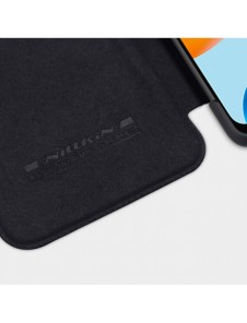 Nillkin Qin läderfodral för Xiaomi Redmi Note 11S / Note 11 brun