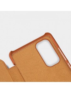 Nillkin Qin läderfodral för Xiaomi Redmi Note 11S / Note 11 brun