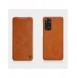 Nillkin Qin läderfodral för Xiaomi Redmi Note 11S / Note 11 brun