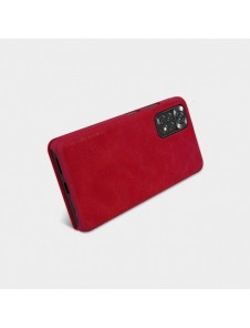 Nillkin Qin läderfodral för Xiaomi Redmi Note 11S / Note 11 brun