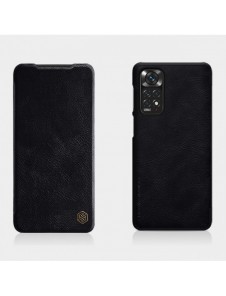 Nillkin Qin läderfodral för Xiaomi Redmi Note 11S / Note 11 brun