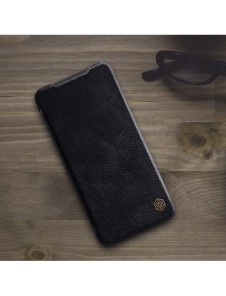 Nillkin Qin läderfodral för Xiaomi Redmi Note 11S / Note 11 brun