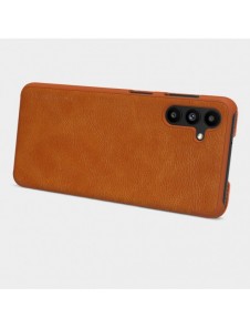 Nillkin Qin läderhölster för Samsung Galaxy A13 5G brun
