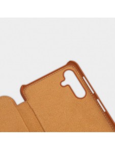 Nillkin Qin läderhölster för Samsung Galaxy A13 5G brun
