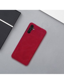 Nillkin Qin läderhölster för Samsung Galaxy A13 5G brun