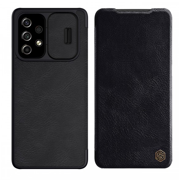 Nillkin Qin läderhölster till Samsung Galaxy A53 5G svart