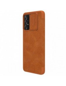 Nillkin Qin läderhölster till Samsung Galaxy A73 brun