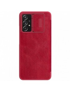 Nillkin Qin läderhölster till Samsung Galaxy A73 röd