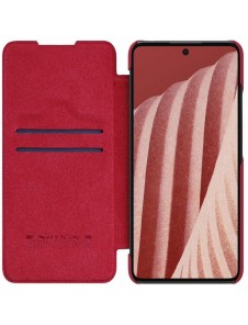 Nillkin Qin läderhölster till Samsung Galaxy A73 röd
