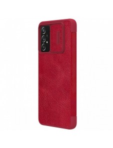 Nillkin Qin läderhölster till Samsung Galaxy A73 röd