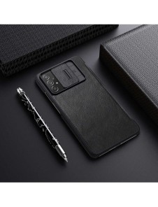 Nillkin Qin läderhölster till Samsung Galaxy A73 röd