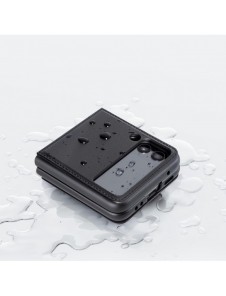 Nillkin Qin läderhölster till Samsung Galaxy Z Flip 3 svart