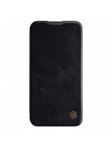 Nillkin Qin Läder Pro-fodral för Samsung Galaxy A54 5G Flip Cover Kamerafodral Svart