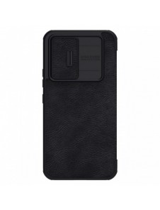 Nillkin Qin Läder Pro-fodral för Samsung Galaxy A54 5G Flip Cover Kamerafodral Svart