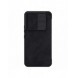 Nillkin Qin Läder Pro-fodral för Samsung Galaxy A54 5G Flip Cover Kamerafodral Svart