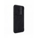 Nillkin Qin Läder Pro-fodral för Samsung Galaxy A54 5G Flip Cover Kamerafodral Svart