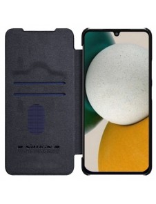 Nillkin Qin Läder Pro-fodral för Samsung Galaxy A54 5G Flip Cover Kamerafodral Svart
