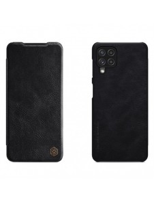 Nillkin Qin original läderfodral till Samsung Galaxy A22 4G svart