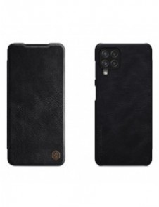 Nillkin Qin original läderfodral till Samsung Galaxy A22 4G svart
