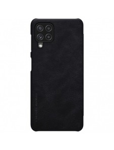 Nillkin Qin original läderfodral till Samsung Galaxy A22 4G svart