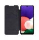 Nillkin Qin original läderfodral till Samsung Galaxy A22 4G svart