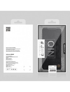 Nillkin Qin original läderfodral till Samsung Galaxy A22 4G svart