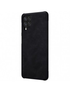 Nillkin Qin original läderfodral till Samsung Galaxy A22 4G svart