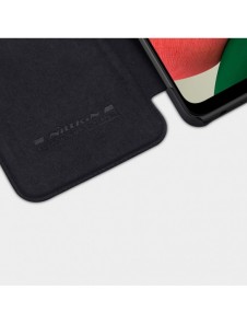 Nillkin Qin original läderfodral till Samsung Galaxy A22 4G svart
