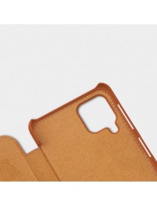 Nillkin Qin original läderfodral till Samsung Galaxy A22 4G svart