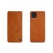 Nillkin Qin original läderfodral till Samsung Galaxy A22 4G brun