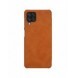 Nillkin Qin original läderfodral till Samsung Galaxy A22 4G brun