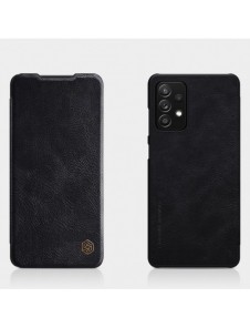 Nillkin Qin original läderfodral till Samsung Galaxy A72 4G svart