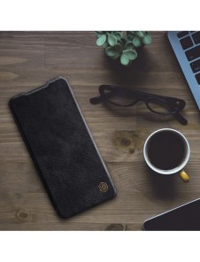 Nillkin Qin original läderfodral till Samsung Galaxy A72 4G svart