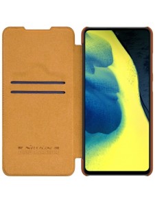 Nillkin Qin original läderfodral till Samsung Galaxy A72 4G brun