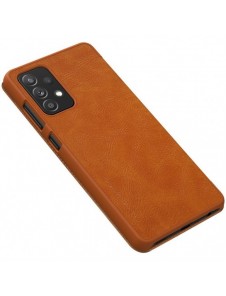 Nillkin Qin original läderfodral till Samsung Galaxy A72 4G brun